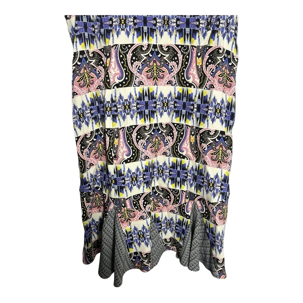 Etro Multicolor Sleeveless Dress - Elevated office or Vacation Wear - Size XL - Picture 4 of 6